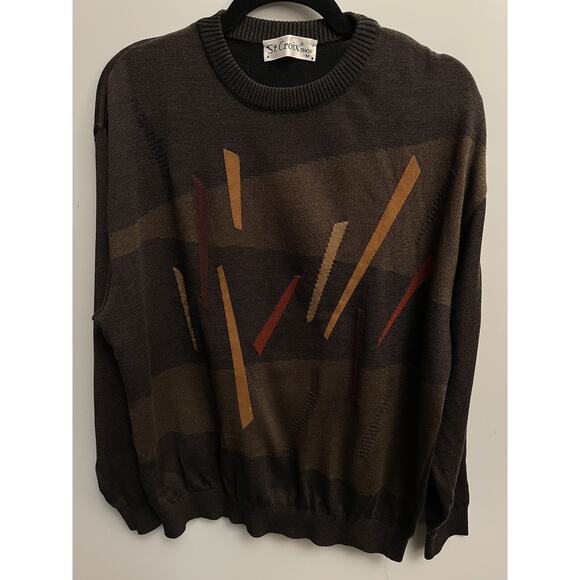 St Croix Vintage Shop/ Trend Pullover Mens M MulticolorMade In USA Lot Of 3 - Picture 2 of 16